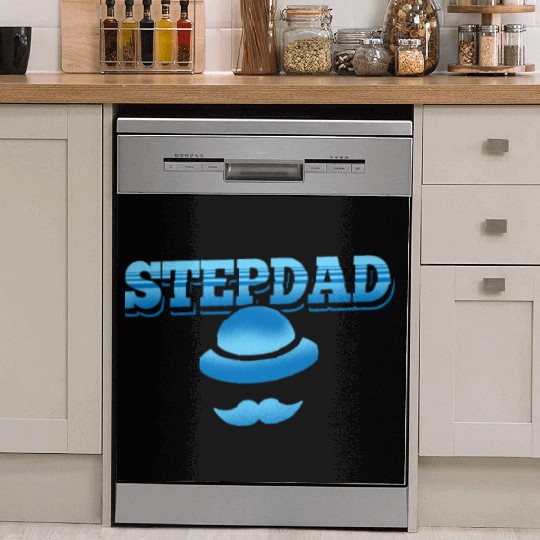 Stepdad Sayings Step Dad Stepfather Fathers Day Dish Washer Covers