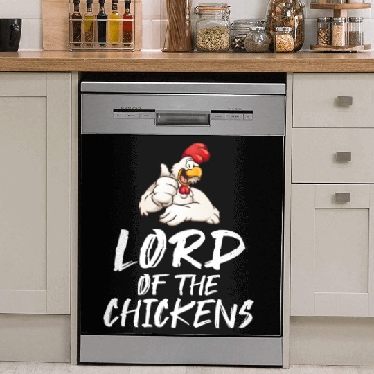 Lord of the Chickens Chicken Farmers Chicken Farme Dish Washer Covers