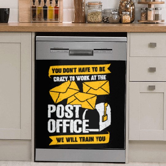 Funny Post Office Postal Worker Gift Dish Washer Covers