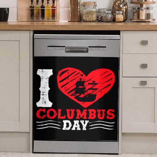 Columbus Day Italian Pride Dish Washer Covers