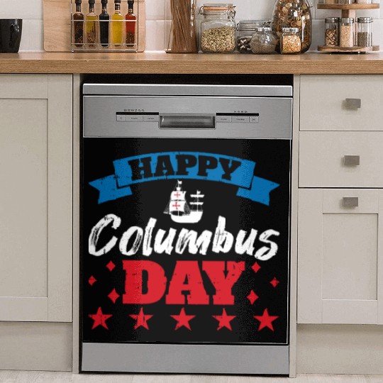 Columbus Day Italian Pride Dish Washer Covers