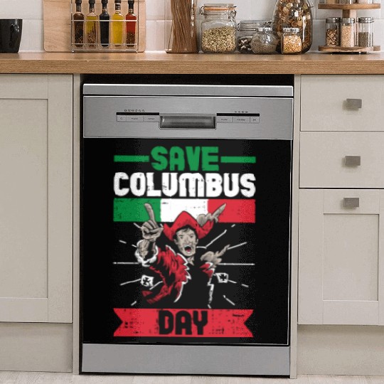 Columbus Day Italian Pride Dish Washer Covers