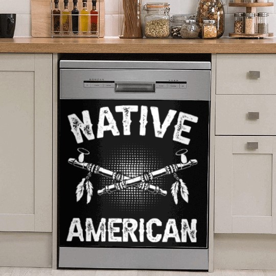 Native American Axe Retro Chief Dish Washer Covers