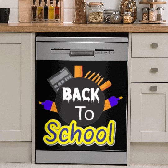 education back to school elements Dish Washer Covers