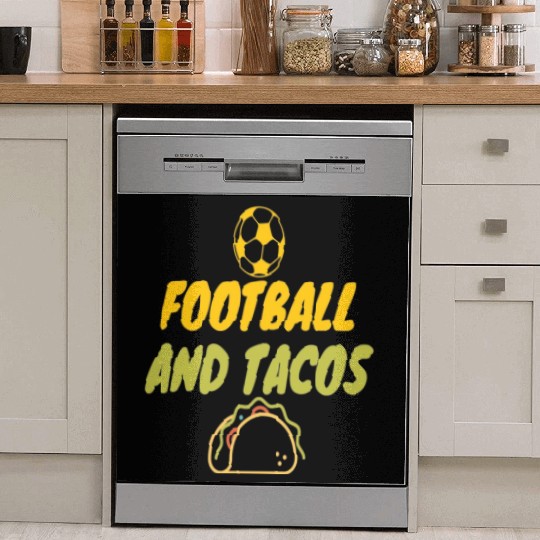 football and tacos Dish Washer Covers