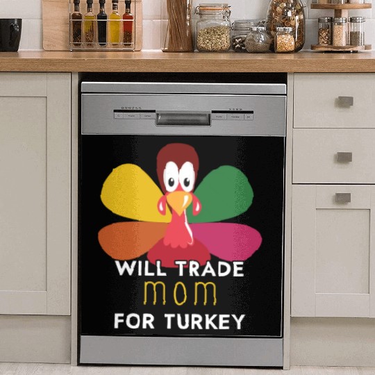 Thanksgiving for Kids Will Trade Mom for Turkey Dish Washer Covers