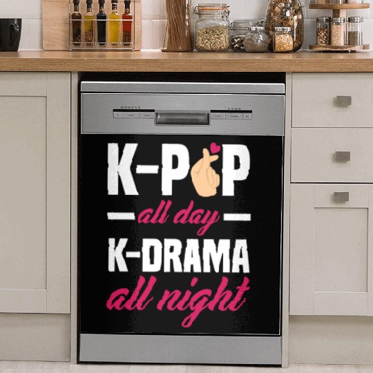 K-Pop K-Drama Korean Pop Music Dish Washer Covers
