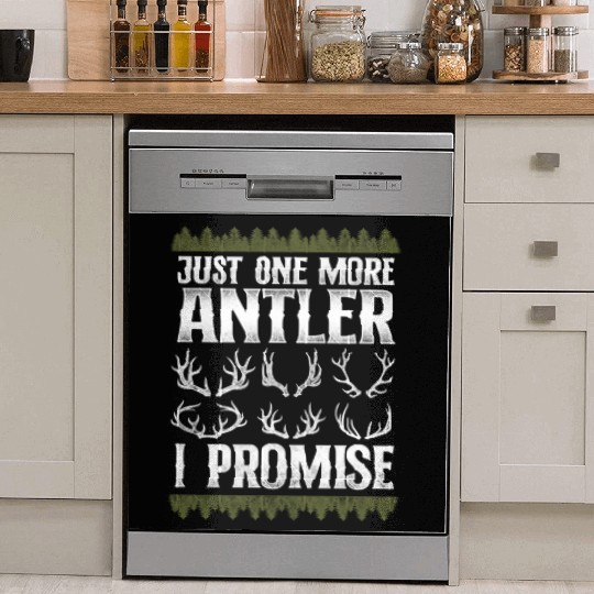 Buck Deer Hunting Hunter Vintage Dish Washer Covers