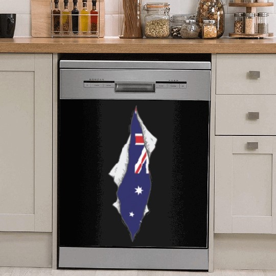 australian flag proud australia Dish Washer Covers