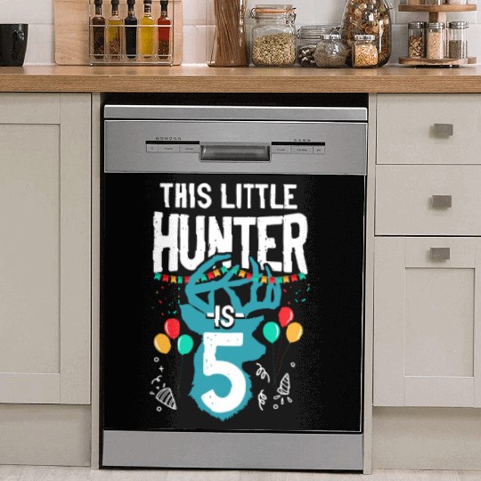 Buck Deer Hunting Hunter Kid Dish Washer Covers