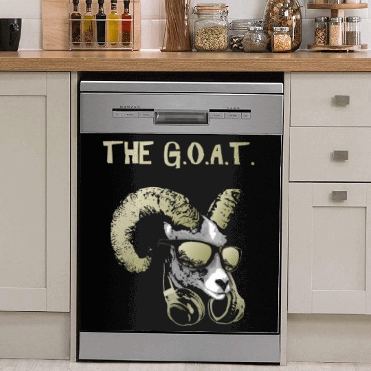 The Goat Cool Cool and Funny Music Animal with Dish Washer Covers
