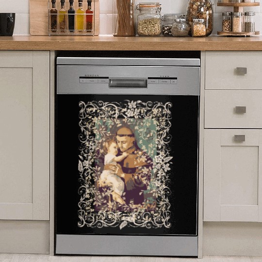 Saint Anthony Of Padua Catholic St Rosary Dish Washer Covers