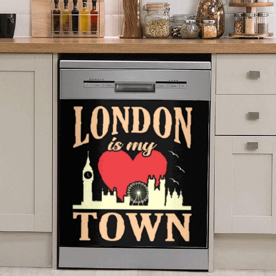 London Funny Gift Idea Dish Washer Covers
