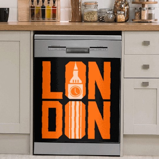 London Funny Gift Idea Dish Washer Covers