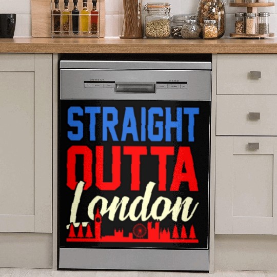 London Funny Gift Idea Dish Washer Covers