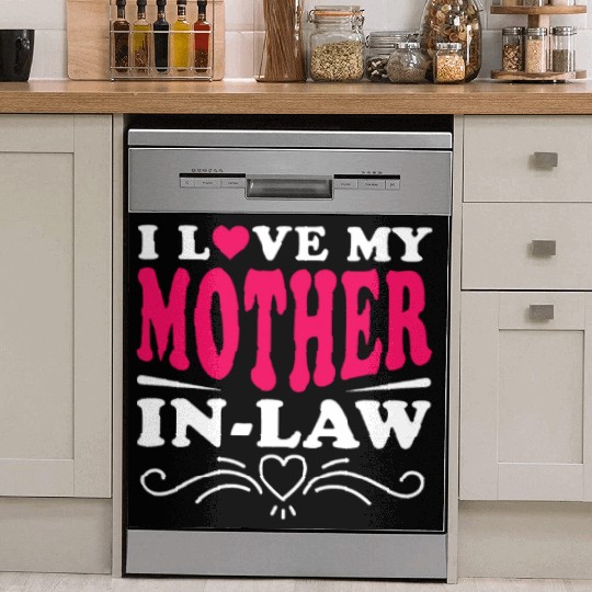 Mother-In-Law Funny Son-In-Law and Daughter-In-Law Dish Washer Covers