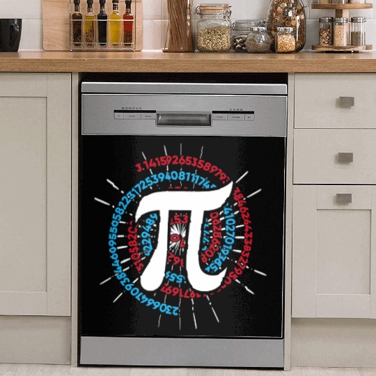 Happy Pi Day March 14 314 Math Algebra Nerd Pie Dish Washer Covers