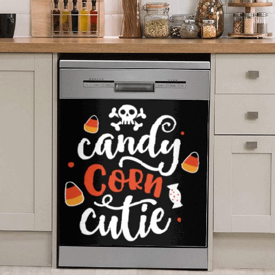 Candy Corn Cutie Halloween Holiday Scary Dish Washer Covers