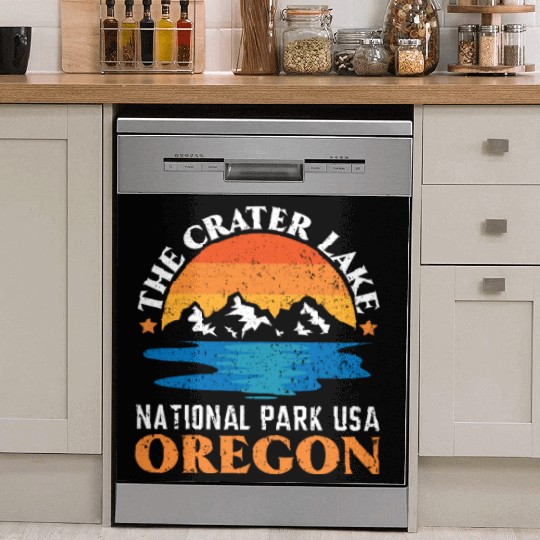 The Crater Lake National Park USA Oregon America Dish Washer Covers