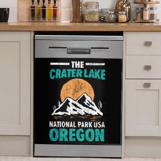 The Crater Lake National Park USA Oregon America Dish Washer Covers