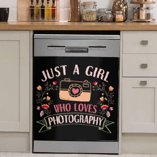 Photography Camera Lens Flowers Dish Washer Covers