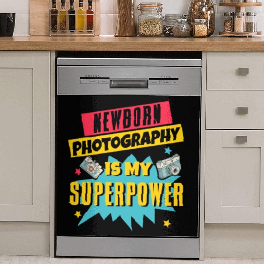 Photography Camera Lens Retro Dish Washer Covers