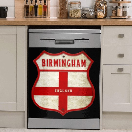 Birmingham England coat of arms Dish Washer Covers