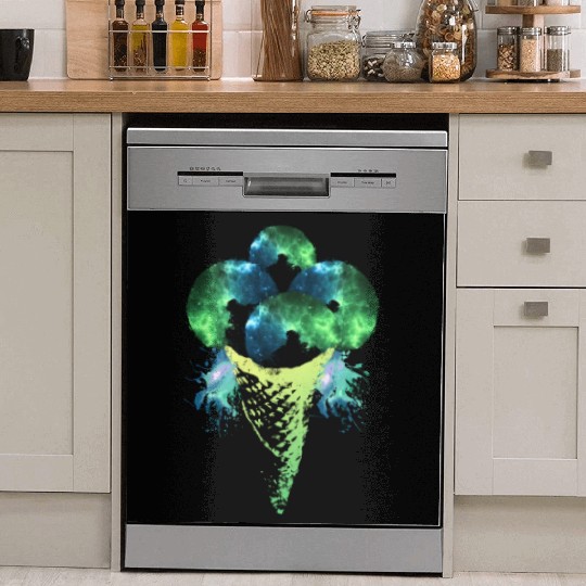 Cosmos Ice Cream - V1 Galaxy Dish Washer Covers