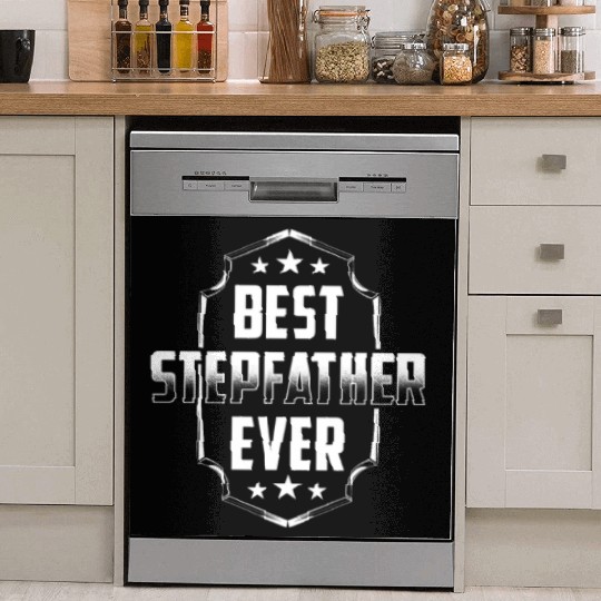 Best Stepfather Ever Fathers Day Stepdad Step Dad Dish Washer Covers