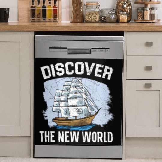 Discover The New World Columbus Day Navigator Dish Washer Covers