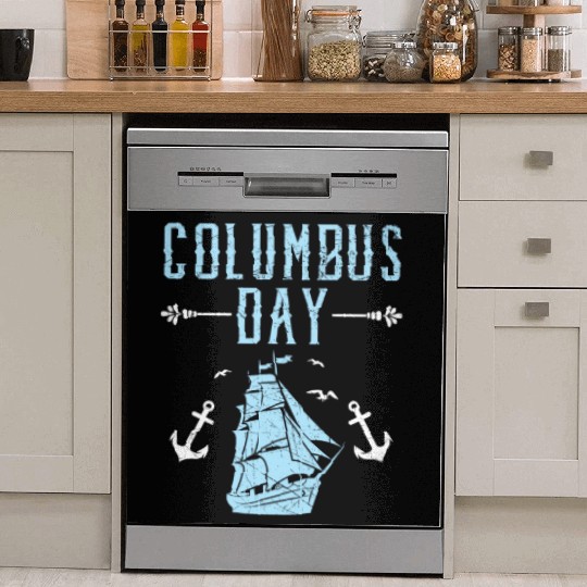 Columbus Day Christopher Columbus Italian American Dish Washer Covers