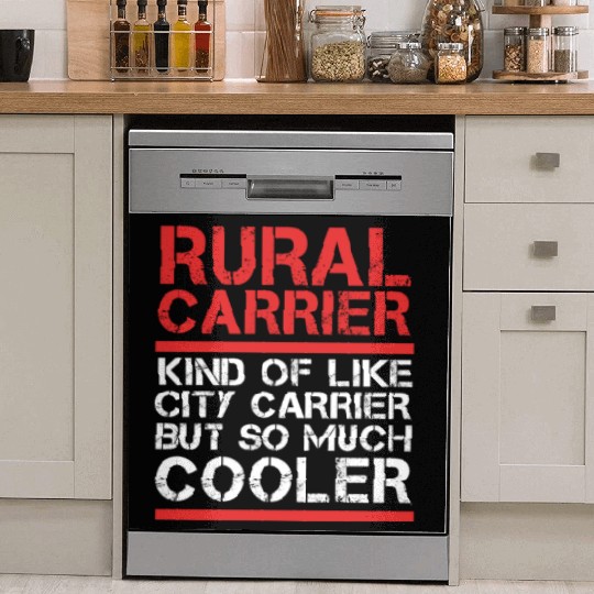Funny Postal Worker Rural Carrier Dish Washer Covers