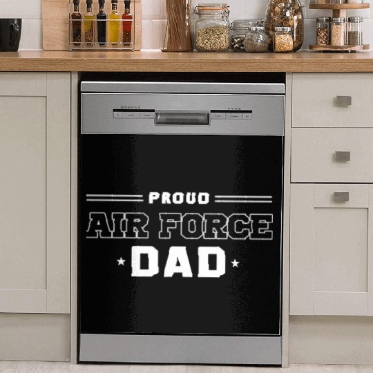 Proud Us Air Force Dad Military Pride Dish Washer Covers