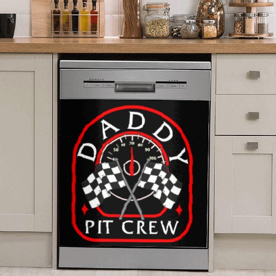 Daddy Pit Crew Dish Washer Covers, Father's Day Gift Race Day