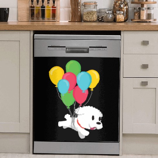 Bichon Frise Dog Lover Dog Breeder Puppy Paw Love Dish Washer Covers