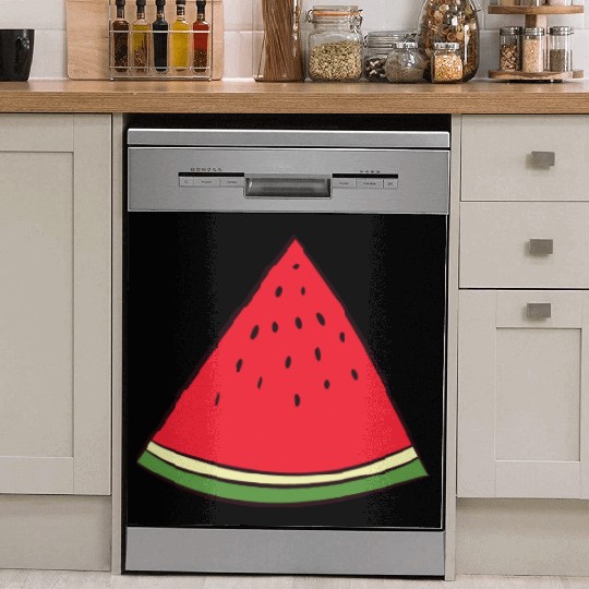 Watermelon - slice, piece, quarter, triangle Dish Washer Covers