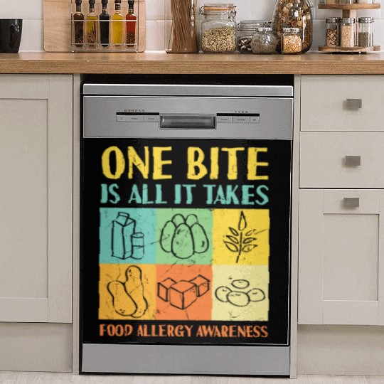 No Nuts Allowed Give Me Chocolate Awareness Dish Washer Covers