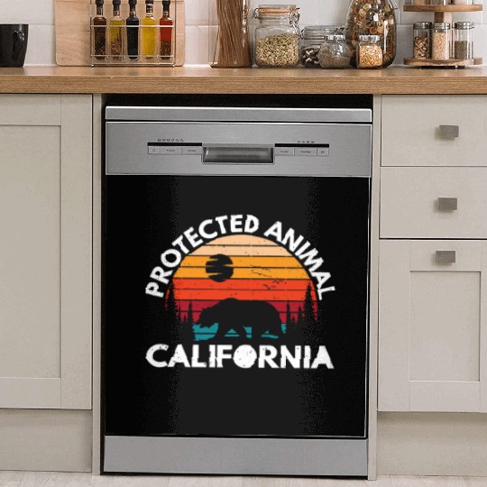 California Bear Retro Dish Washer Covers