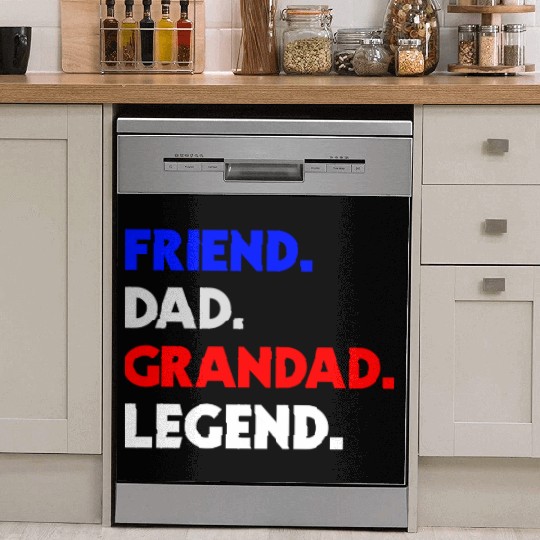 FRIEND DAD GRANDAD LEGEND Dish Washer Covers