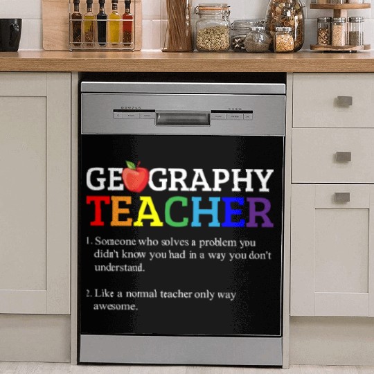 Geography teacher definition, Geography teacher Dish Washer Covers