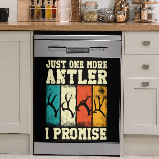 Buck Deer Hunting Hunter Vintage Dish Washer Covers