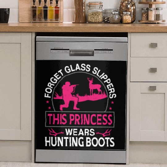Buck Deer Hunting Hunter Girl Dish Washer Covers