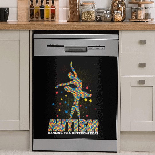 Autism Ballet Dancing To A Different Beat Women Dish Washer Covers