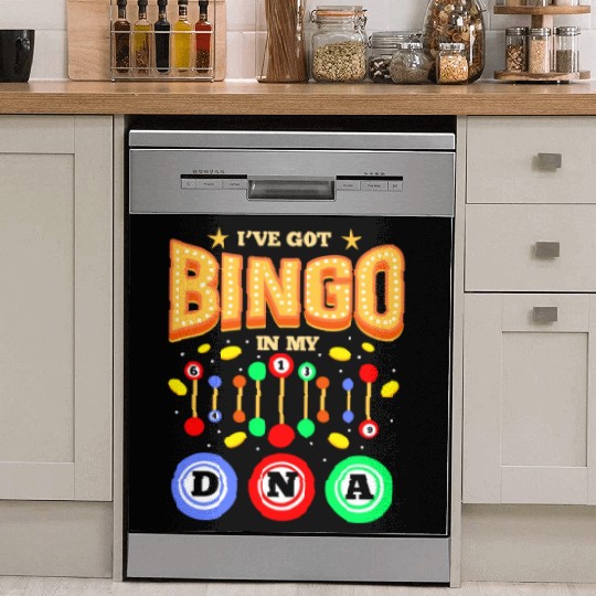 I ve Got Bingo In My DNA For Bingo Lover Dish Washer Covers
