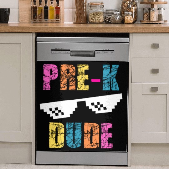 Kids Kindergarten Dude Dish Washer Covers Back To School