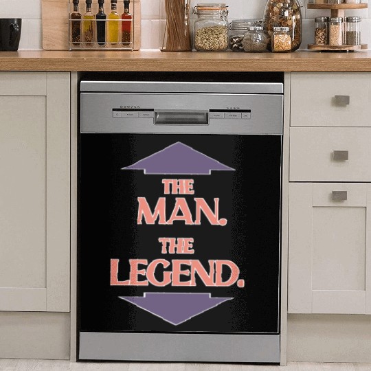 The man the legend Dish Washer Covers