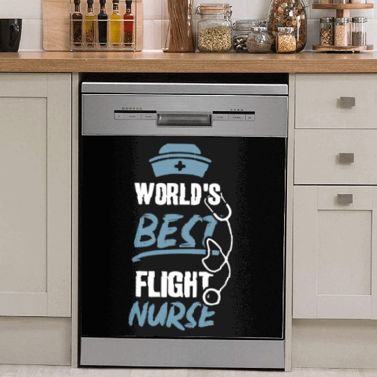 World's Best Flight Nurse Team Job Medic Dish Washer Covers