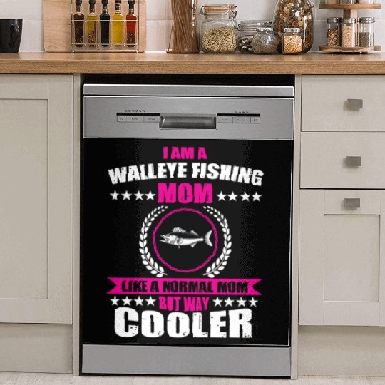 Walleye Fishing Mom For Women Dish Washer Covers