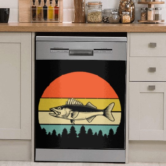 Walleye Fishing Dish Washer Covers