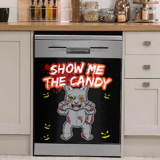Show Me The Candy Halloween Costume Trick Or Treat Dish Washer Covers